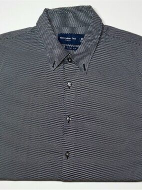 Abercrombie & Fitch Super Slim Stretch Geometric Shirt Men’s Medium